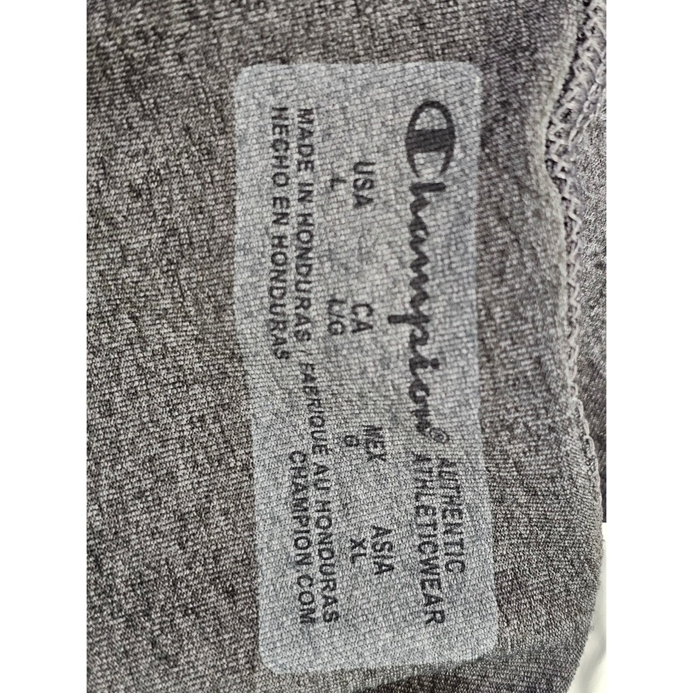 Champion SmoothTec Semi Fit Pant Womens Large Granite Heather Grey Wide Leg NEW - Picture 5 of 8
